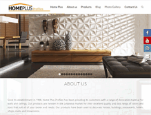 Tablet Screenshot of homeplus-lb.com